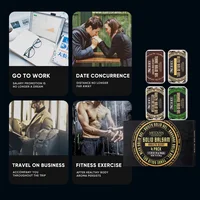 Ensemble de parfums solides parfumés frais pour hommes et femmes, portables, pouvant être appliqués sur le poignet et le cou, émettant une fragrance fraîche 6