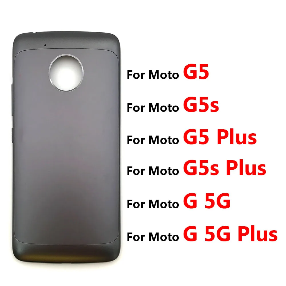 

Replacement Glass Battery Back Rear Cover Case Housing For Motorola Moto G5 G5s Plus G 5G Plus