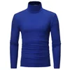 Running T-shirt Men's Slim Fit Basic Turtleneck High Collar Pullover Male Autumn Spring Thin Tops Basic Bottoming Plain T-shirt 4