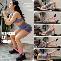 Women's Portable Resistance Band (Loop) - Glute Squats, Leg & Arm Slimming, Gym & Yoga Use, Fitness Essential - Image 3