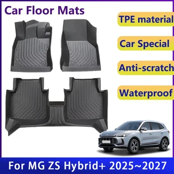 Tappetini auto per MG ZS Hybrid + ZS PRO MK2 2025 2026 2027 5 posti Pad impermeabile conducente della mano sinistra Tappeto copertura del piede Accessori auto