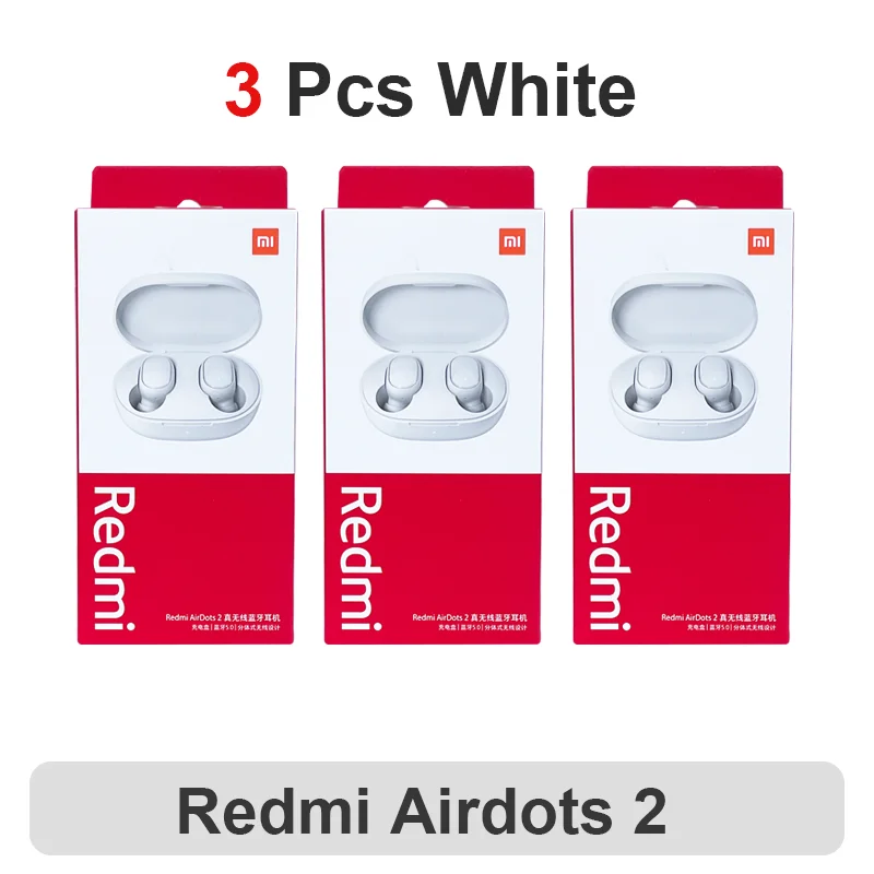 thumbnail image 1 of 3 auriculares Xiaomi Redmi Airdots S, verdaderamente inalámbricos, Bluetooth 5.0, auriculares con reducción de ruido y micrófono TWS, 1 of 5