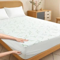 Lux Decor Mattress Protector, Cooling Rayon dervied from Bamboo Viscose, 100% Waterproof - Fitted Sheet Style, Deep Pocket 5