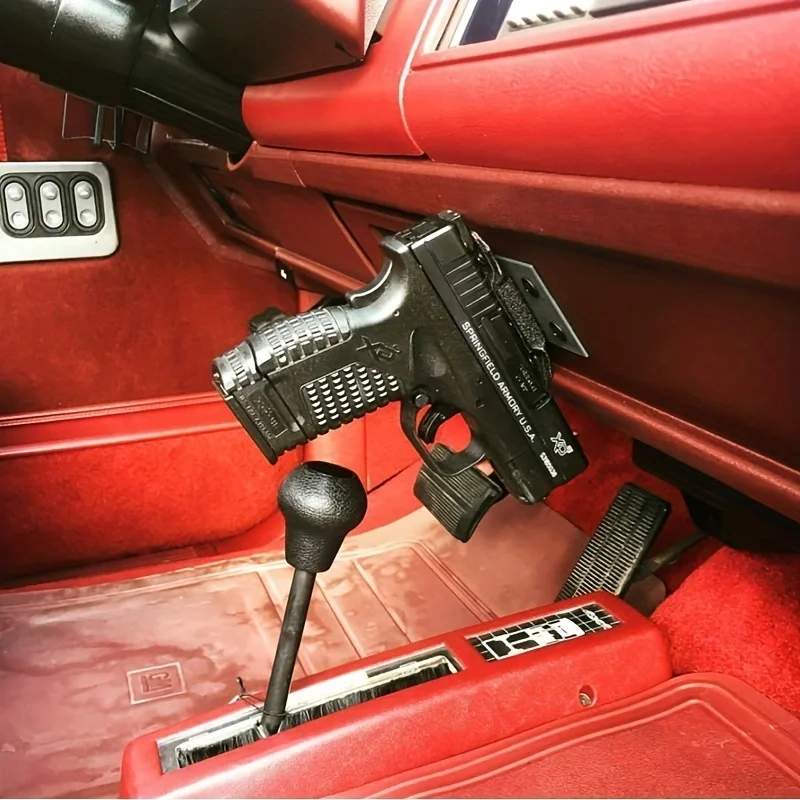1pc Rubber Coated Magnetic Concealment Mount For Hidden Storage For Vehicle Truck Car Bedside Home magnetic concealment mount