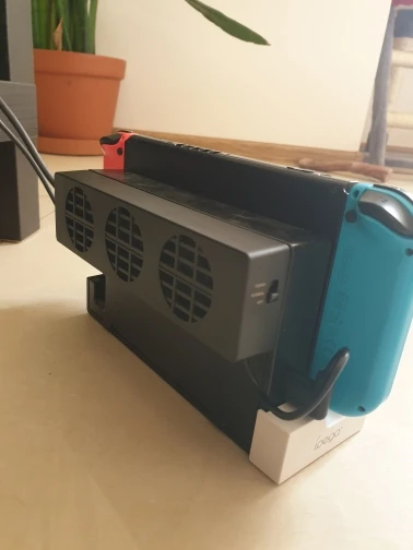 Kylfläkt för Nintendo Switch NS Original Stand Game Console Dock Cooler med 3-fläkt USB Kylfläkt för Nintend NS NX photo review