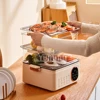 Multifunctional electric steamer household large capacity three-layer electric steamer breakfast machine 3