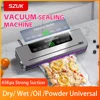 Electric Vacuum Sealer Machine Dry/Wet Food Packaging Seal To Keep Fresh Touch Buttons Digital Display Detachable Cleaning 1
