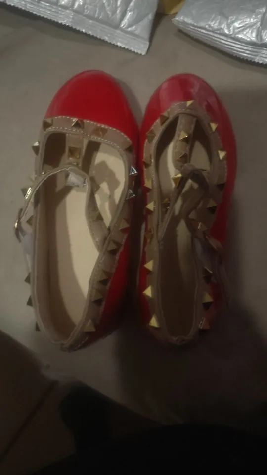 Girls T-Tied Flat Shoes photo review