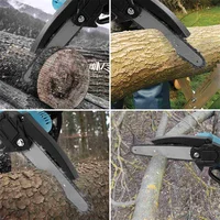 Tronçonneuse sans balais de 6 pouces, scie à chaîne électrique sans fil, outils électriques pour la coupe du bois et la taille des arbres de jardin, pour batterie Makita 18V 7