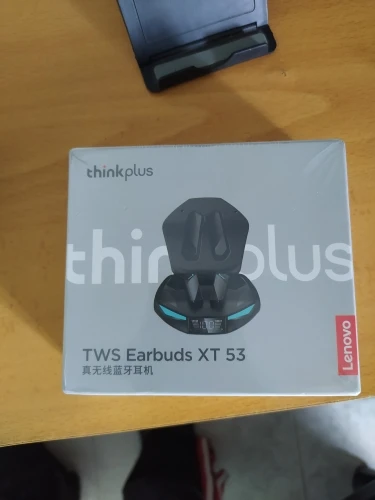 Lenovo XT53 actualización inalámbrica Bluetooth 5,4 auriculares Ultra larga resistencia baja latencia auriculares para juegos pantalla Digital LED auriculares photo review