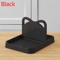 Kitchen Counter Spoon Rack - Pot Lid Rack and Spoon Rack - Multi-Purpose Small Tools to Keep the Countertop Clean - Silicone Rac 6