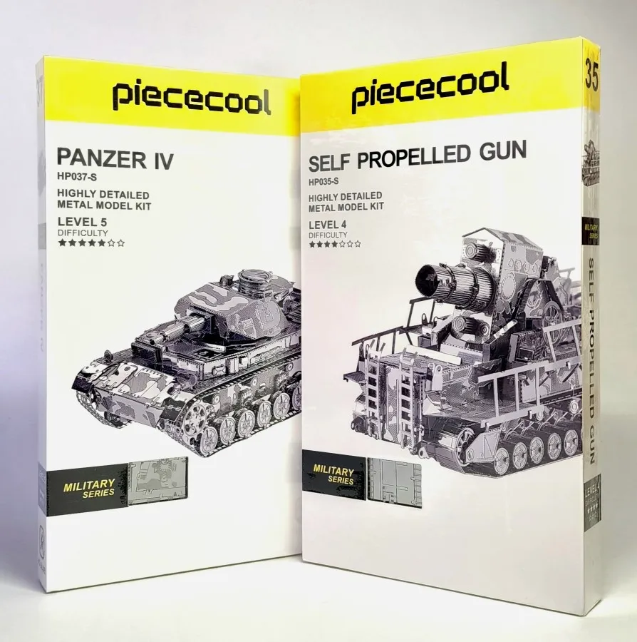 Piececool 3D Metall Puzzle Modell Gebäude Kits-Deutsch IV Tank Jigsaw Spielzeug, Weihnachten Geburtstag Geschenke für Erwachsene Kinder photo review