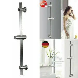 Barra de ducha ajustable, barra de elevación extensible, columna de ducha  de montaje en pared, cabezal de ducha con 3 pulverizadores, barra  deslizante cromada - AliExpress