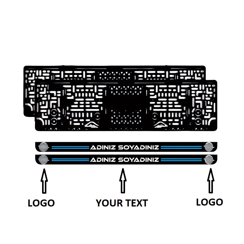 For Opel Special License Plate Car Accessories Plate Holder Car Number