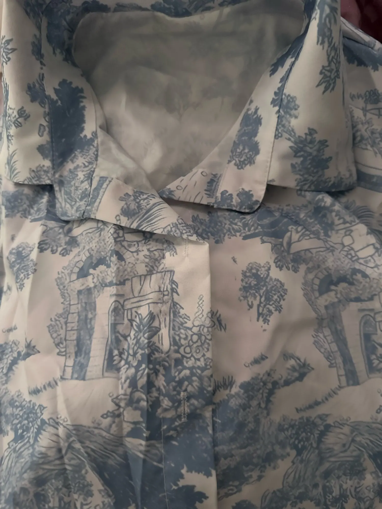 Women's Fashion Vintage Pattern Printed Suit Set photo review