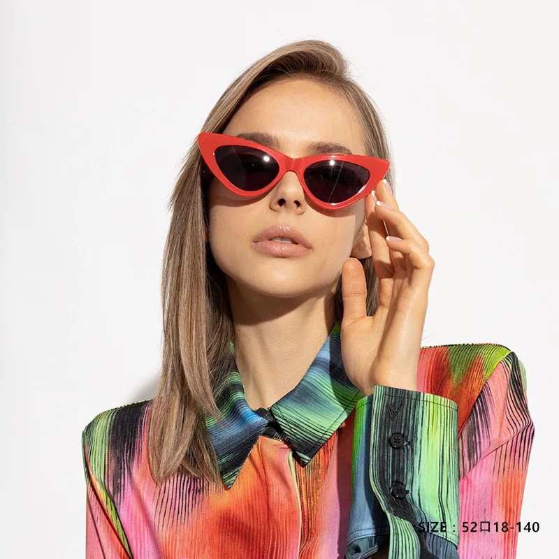 

New Colorful Cat's Eye Brand Design Women's Fashion Super Cool UV400 Goggles