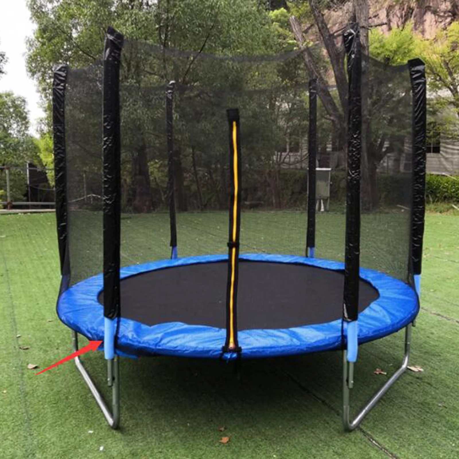Trampoline Pole Foam Sleeves Protector Cover Padding Lightweight Trampoline Jumping Bed Parts Replace Portable Lightweight trampoline protective cover