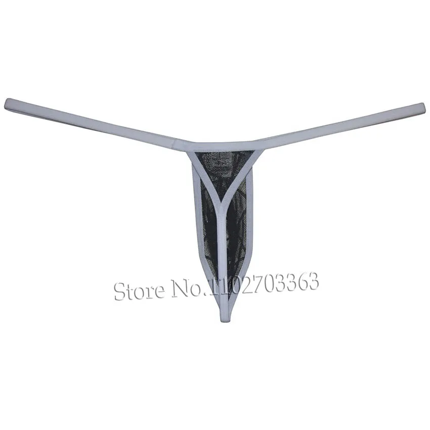 Discover Allure in Men's See-through Micro String Thong Tempting Tangas Slim Pouch Elevate Style with Confidence