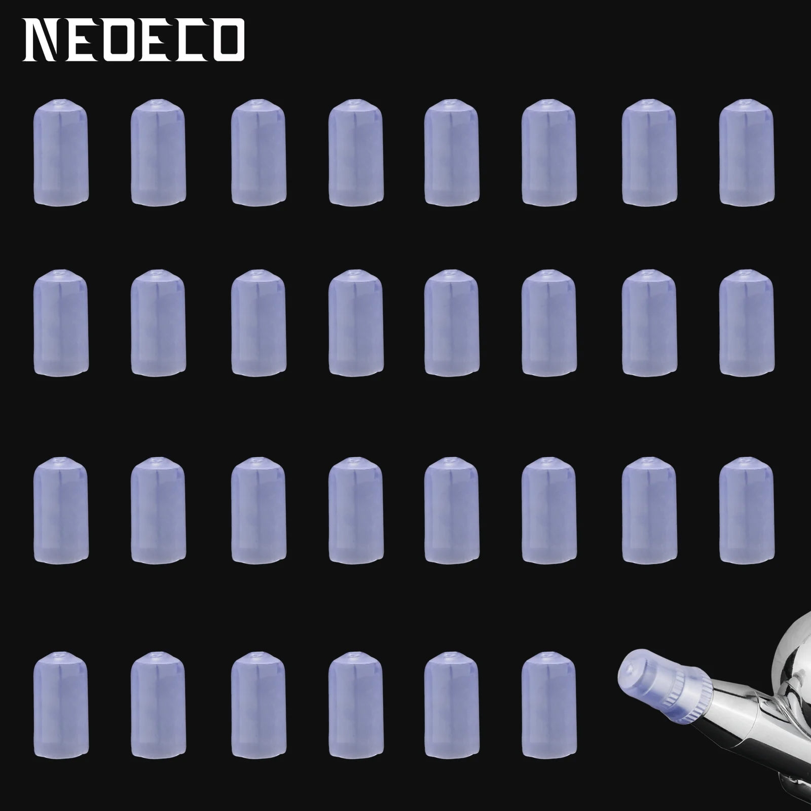 

18/30/50 Pieces Air Brush Silicone Thick Protection Covers For Any Airbrush Tool Accessories Clear Silicone Spray Gun Nozzle Cap