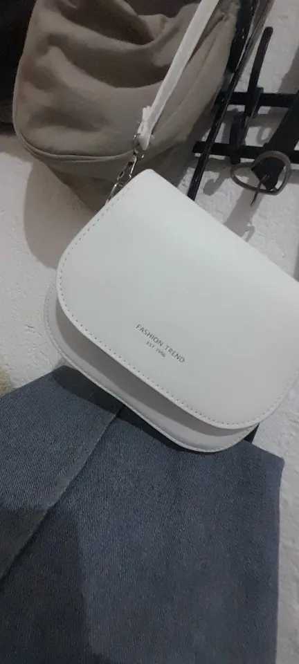 Trendy Saddle Shoulder Bag Women PU Leather Crossbody Bag Simple Solid Color Flap Messenger Bag Fashion Handbags Pouch photo review