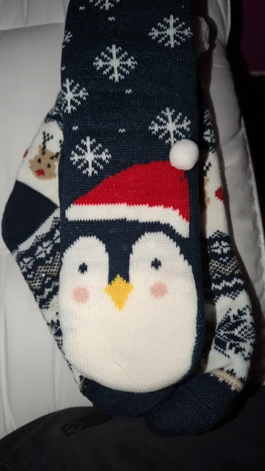 Flauschige Wintersocken mit niedlichen Tiermotiven photo review