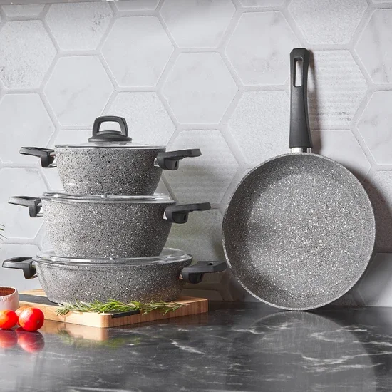 

Набор посуды Karaca Gris Bio Granite из 7 предметов