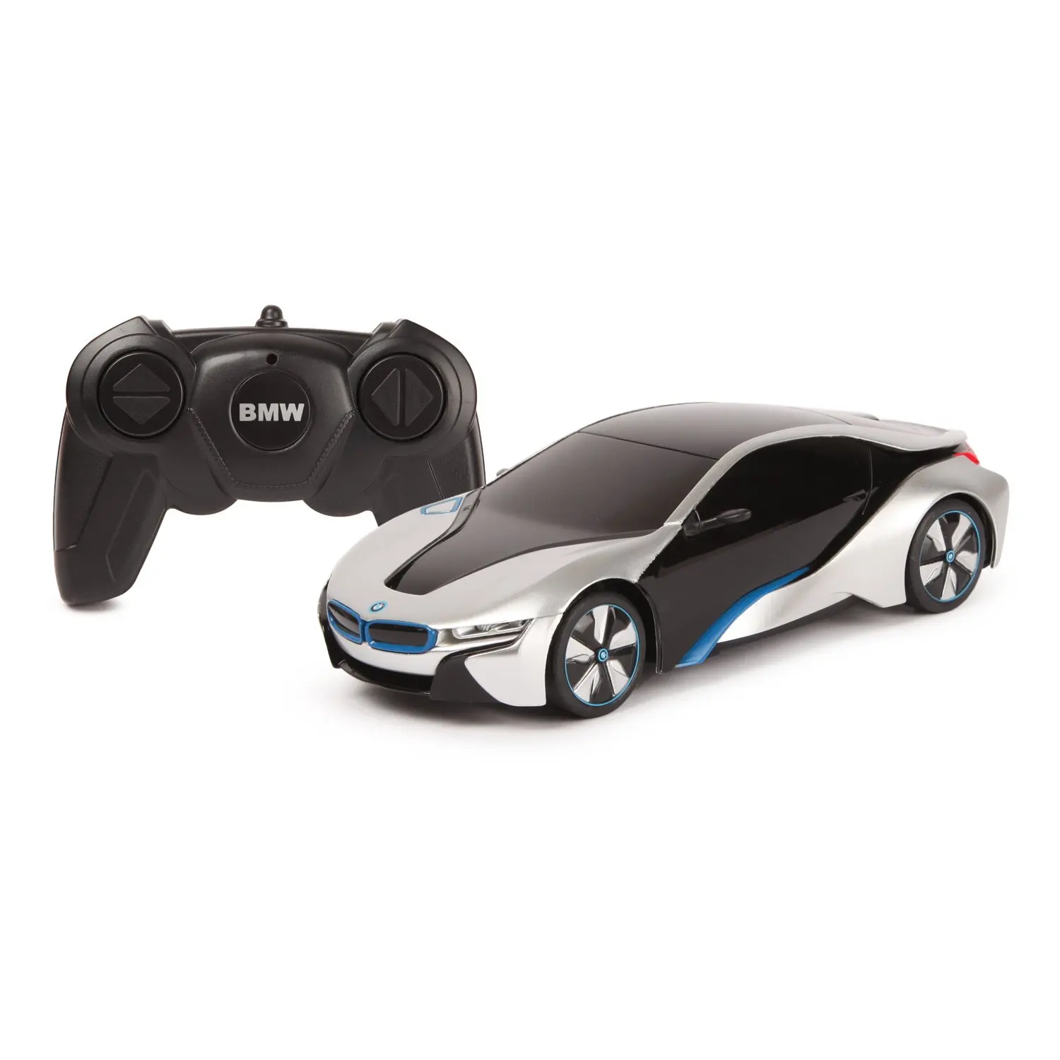 RASTAR-48400 BMW I8 Voiture télécommandée, 48400, Noir et Blanc, 1