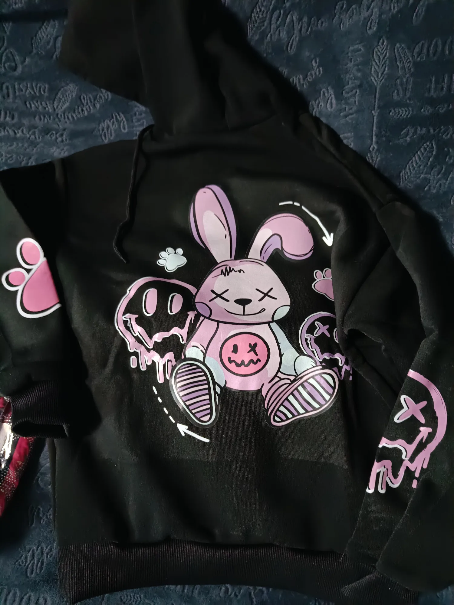 Hip Hop Street Casual Printed Female Hoodies Fashion Hoodie photo review