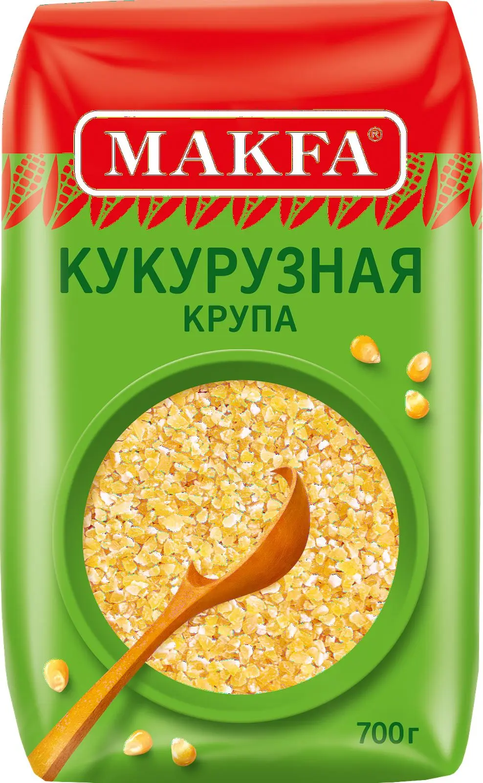 Упаковка 6 пачек Кукурузная крупа Макфа