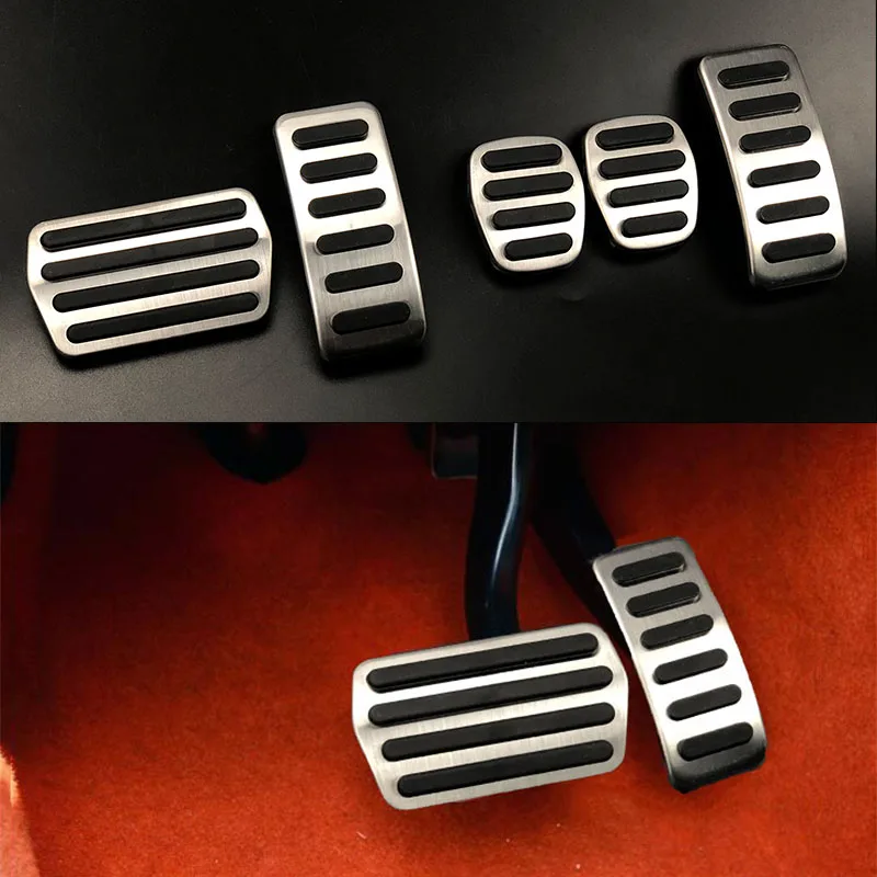 Stainless Steel Car Accessories Fuel Brake Pedals For Volvo