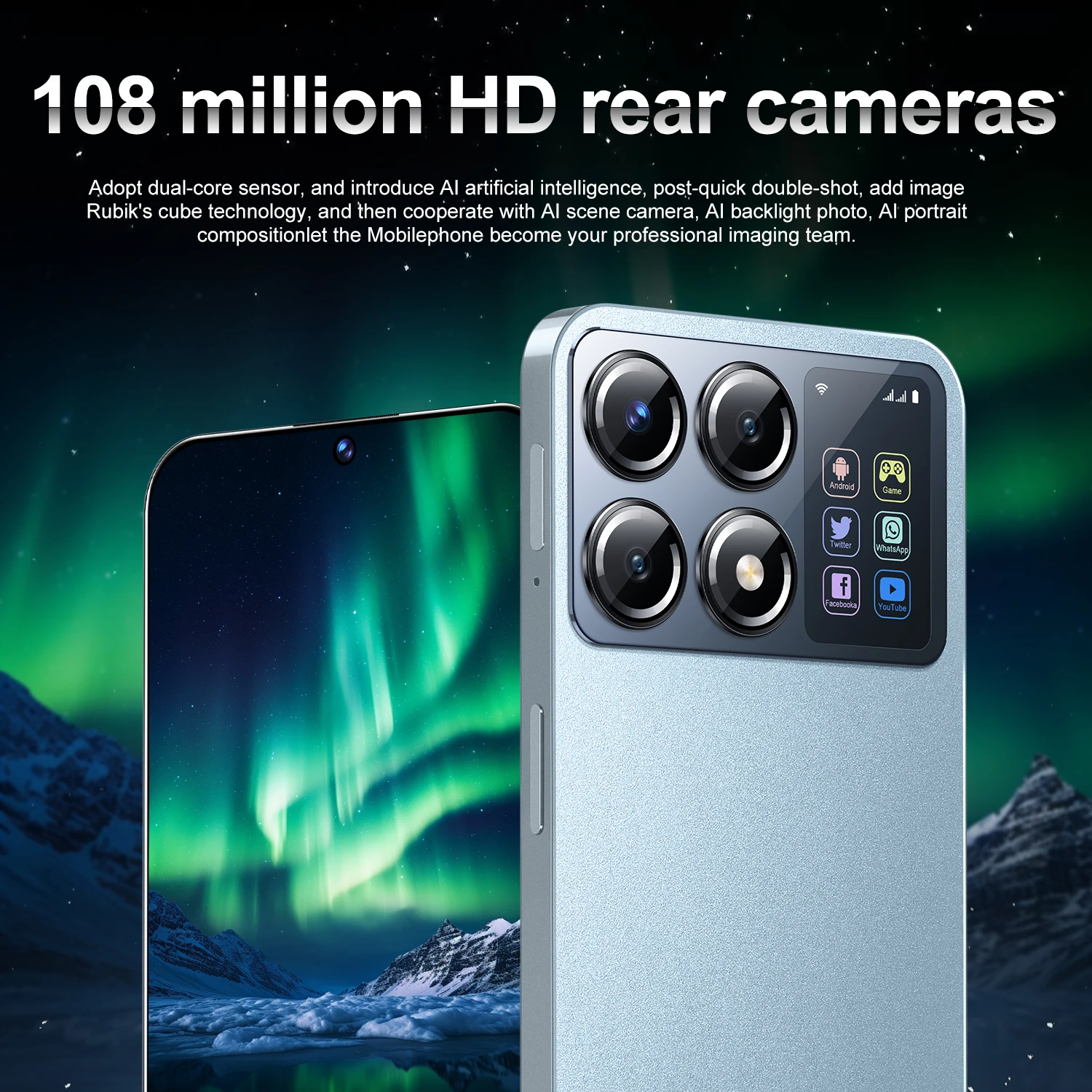 2025年新型Phone X7 Pro グローバル版 携帯電話 7.3インチ HD