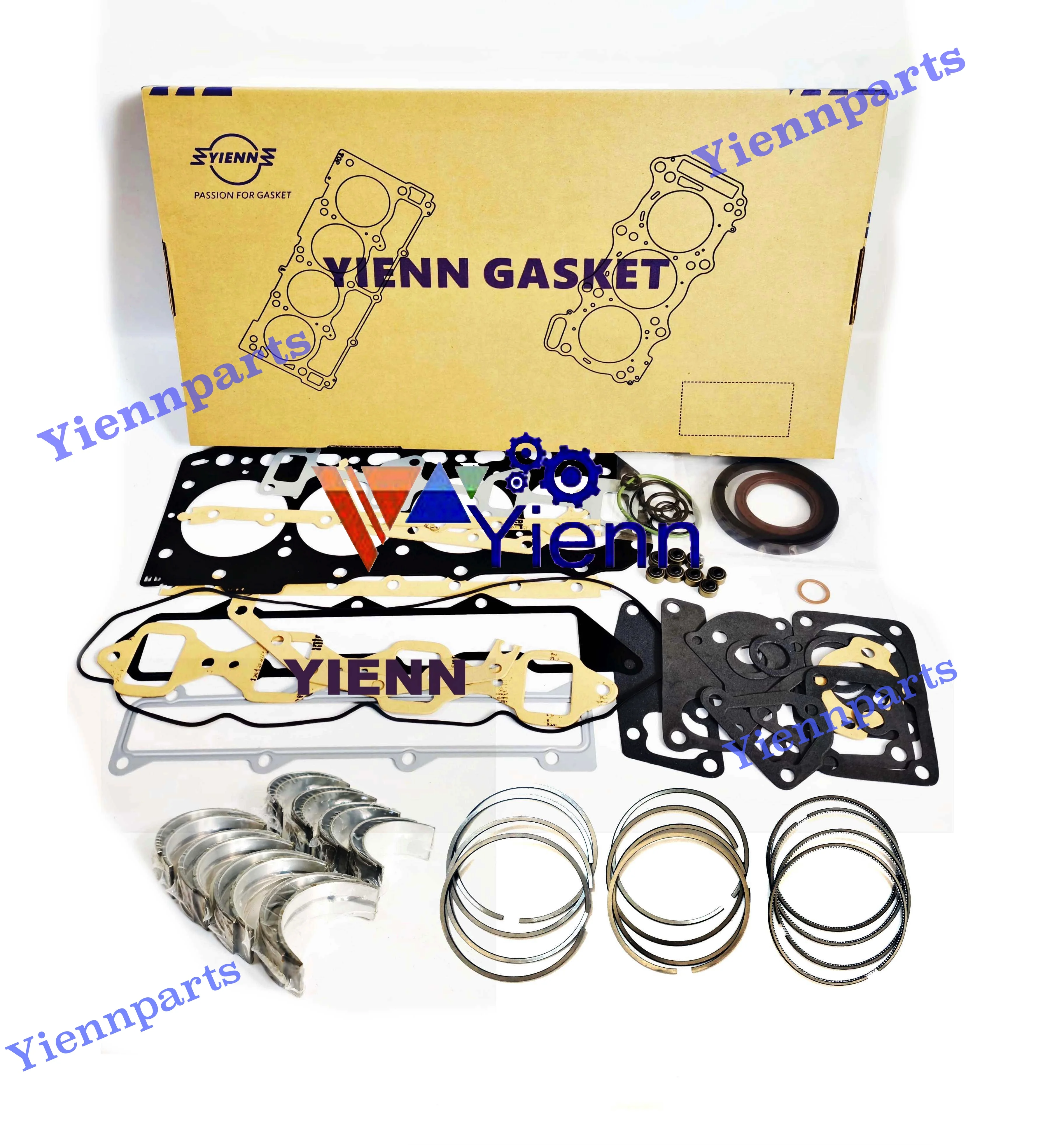 

4TN82 4TN82E комплект для ремонта двигателя Yanmar, запчасти для экскаватора 729403-11700 B6 B50 YB351