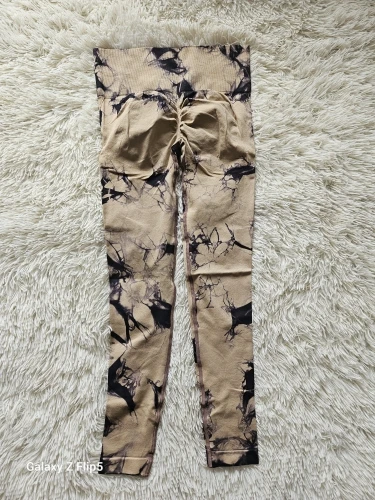 Tie Dye Push Up Workout Leggings For Women