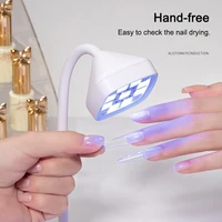 Cordless UV LED Nail Lamp for Gel Nails Dryer Rechargeable Auto Sensing Touch Control Drying Nail Light 360° Bendable Table Lamp 2