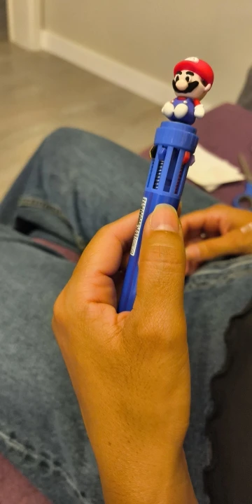 Bolígrafo de Gel de dibujos animados de Super Mario, 12/36 piezas, 10 colores, suministros para estudiantes, papelería al por mayor photo review