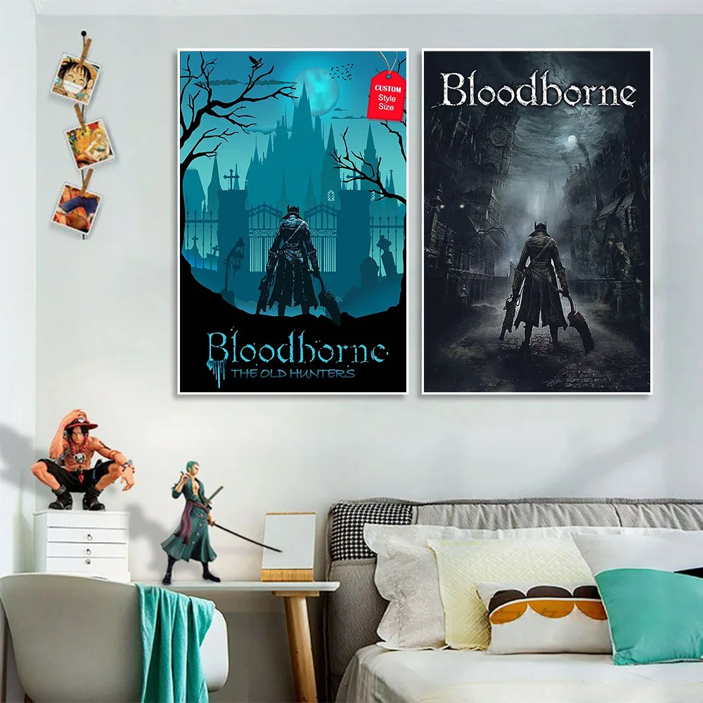 Bloodborne Game Poster Poster Hd Print Canvas Poster Bedroom Decor Sports Office Room Decor Poster Gift