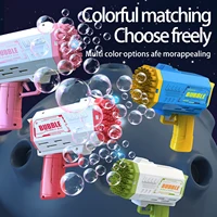 40 Hole Children's Bubble Gun Continuously Bubbles Outdoor Birthday Wedding (Excluding Bubble Liquid and Battery) 4