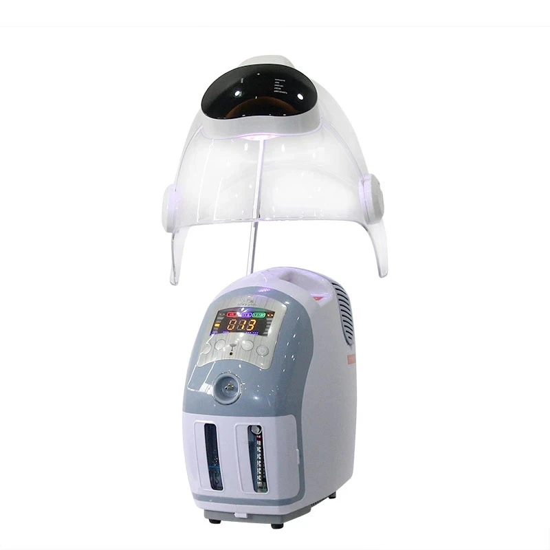 하이 퀄리티 산소 페이셜 머신, 고압 스프레이 뷰티 O2derm 산소 페이셜 마스크, 돔 테라피, 산소 주입 페이셜 머신