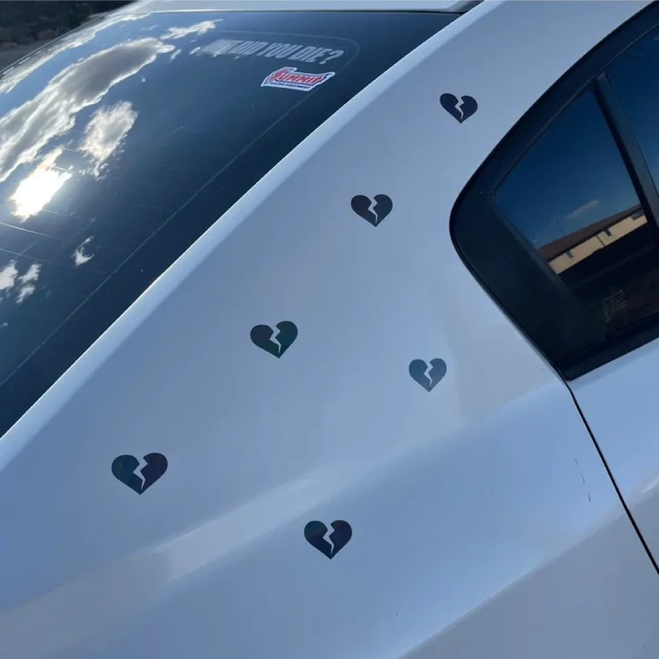 Tuning Sticker JDM 2x RACING HART Sticker In DieCut-Optik