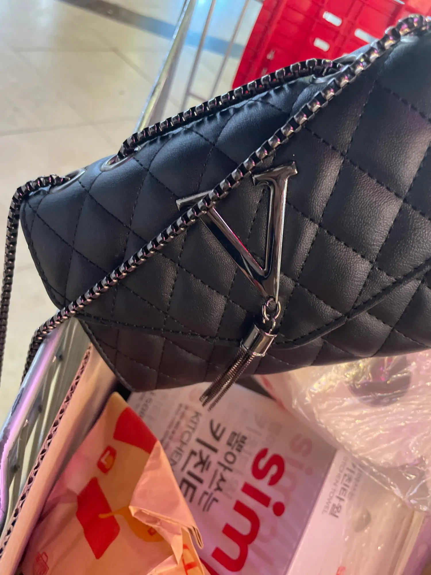 Luxury PU Leather Messenger Shoulder Bag photo review