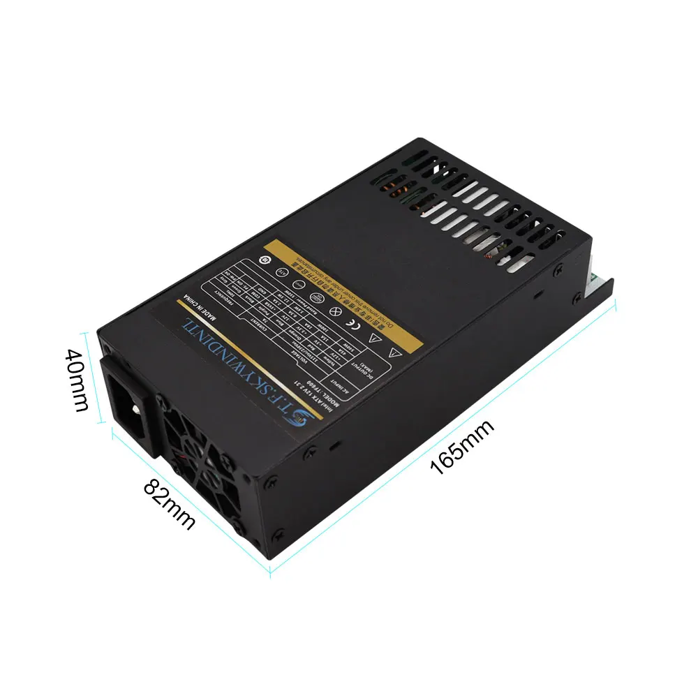 600W 전원 공급 장치 미니 엘라스틱 플렉스 ATX 1U PSU 풀 모듈러 액티브 90-264V 20+4PIN 전원 공급 장치 포스 나스용