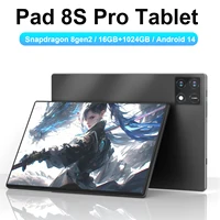 Original Pad 8S Pro Global Version Tablet Android 14 Snapdragon 8 Gen2 16GB+1TB GPS 5G WiFi Dual SIM HD Tablette PC  tabletas 1