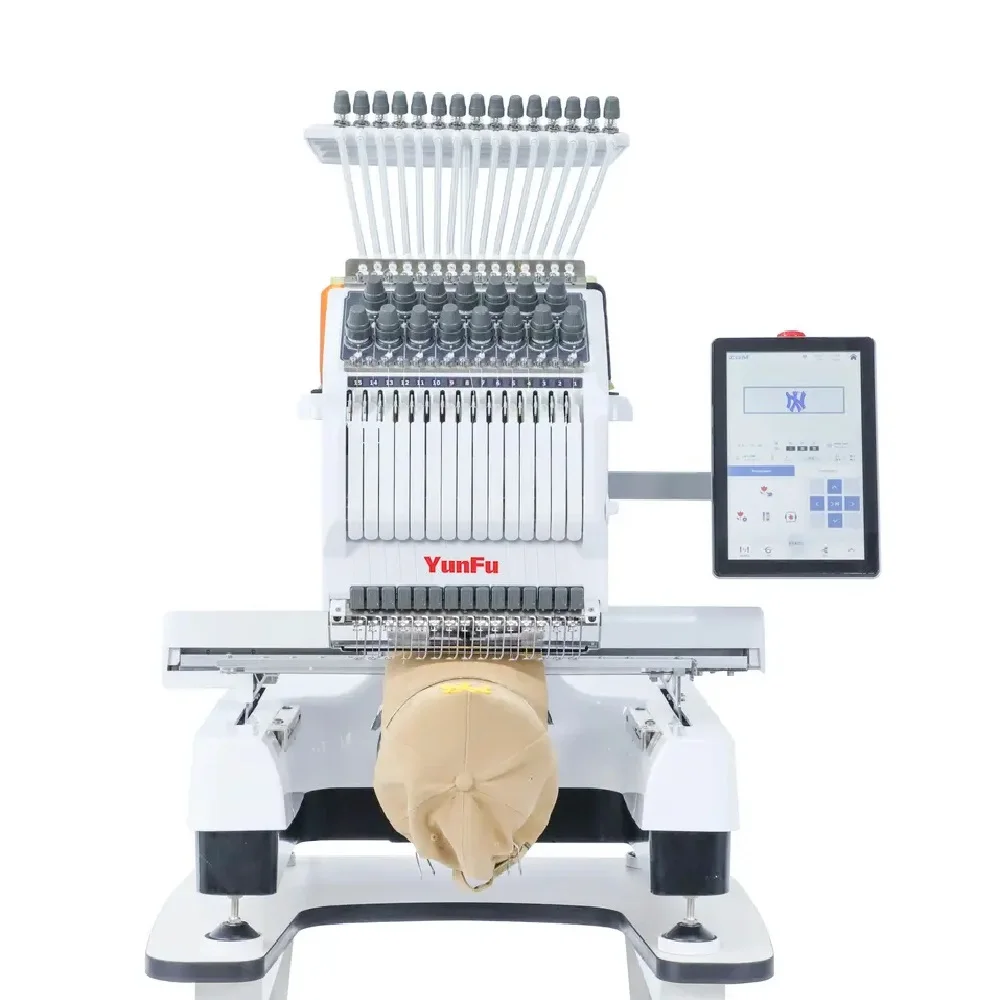 Home Use Discount Computerized Embroidery Machine Single Head for Cap T-Shirt Garment New Condition with Core Engine