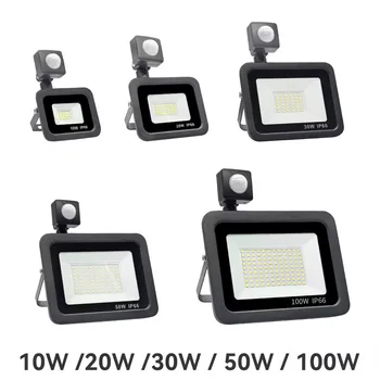LED Floodlight with PIR Motion Sensor – Waterproof Outdoor Light 1