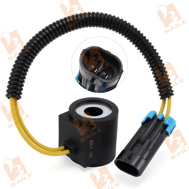 

12V Solenoid Valve Coil 6676242 for Bobcat A220 A300 S220 S250 S300