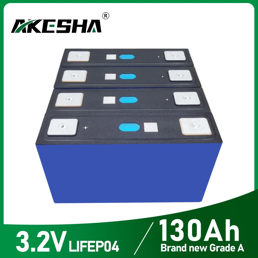 12.8V 12V 130Ah Lifepo4 Batteria Al Litio Bms 4S Ciclo Profondo Per Rv Golf Cart Scooter Inverter Sistema Solare Consegna Veloce