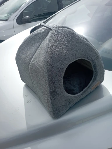Cozy Cove, Winter Warm Cat Bed House for Deep Sleep Comfort photo review