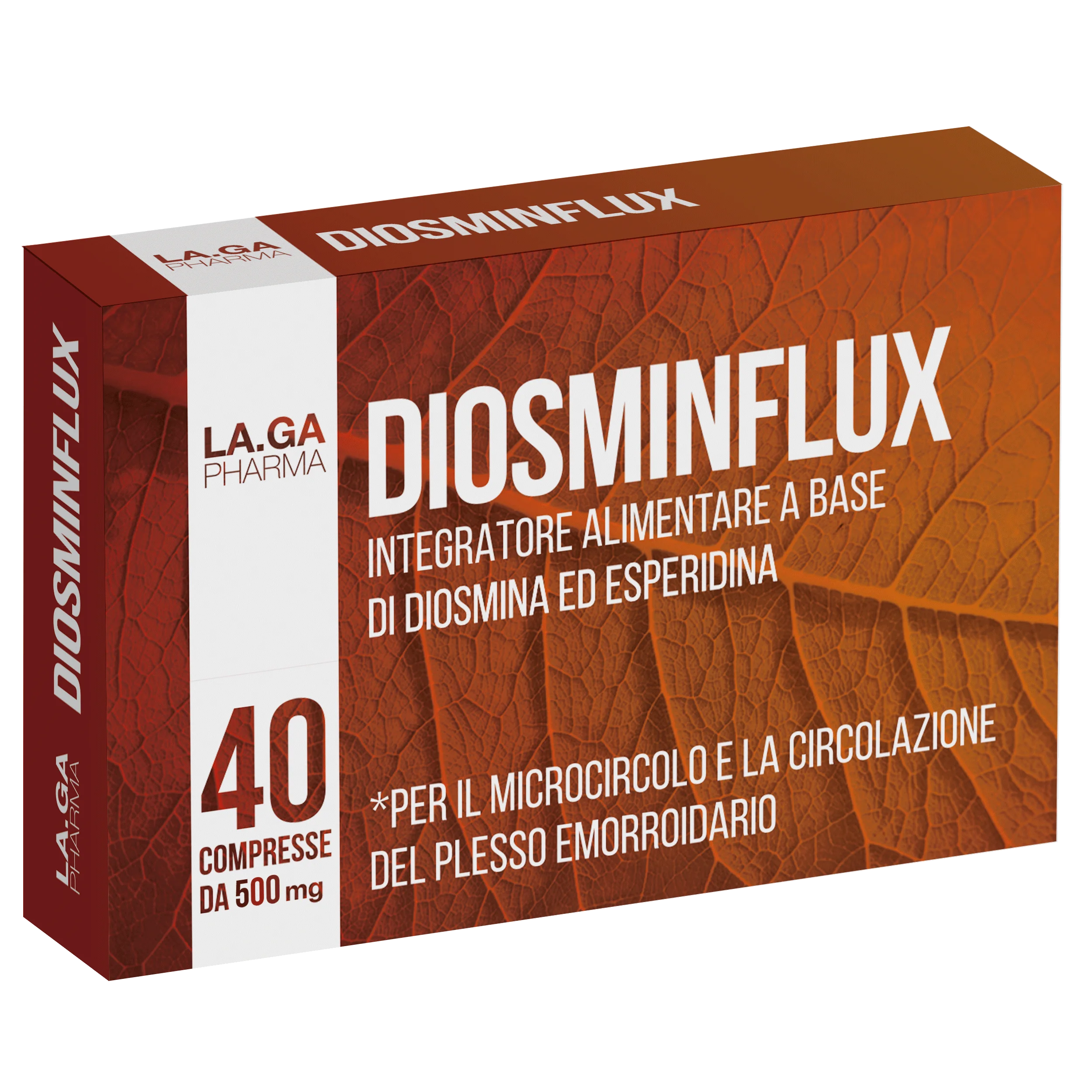 Diosmina ed Esperidina 500 mg, Integratore Microcircolo. Per Vene Varicose, Gambe Gonfie, emorroidi e Capillari Rotti. Con Diosmina, Rusco, Ippocastano, Mirtillo, Vite Rossa e Flavonoidi. 40 Compresse