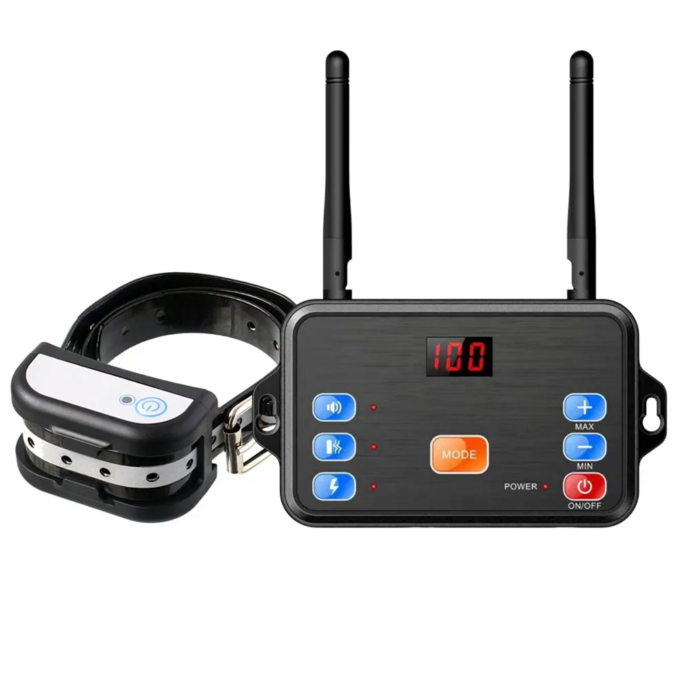 

20 PCs Dog Containment System Boundary Container 300M Adjustable Range Wireless Fence & Training 2 in 1 System Safe Effective