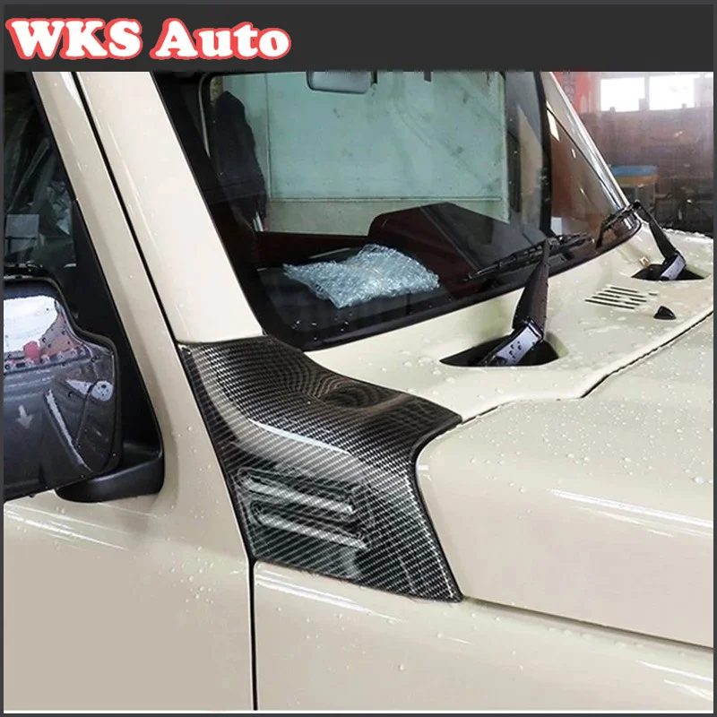 

A-pillar Trim Cover Car Stickers for Suzuki Jimny JB64 JB74W 2019 2020 Engine Cover Angle Hood Decal Cover Trim Accessories